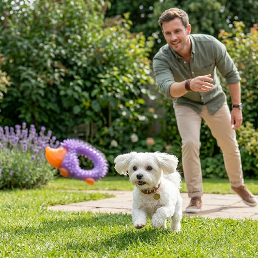 Divanoxcosh Hedgehog Dental Chew - The Ultimate Multi-Surface Texture Toy for Small Dogs, Ultra-Durable Interactive Ring for Fetch, Play & Oral Care