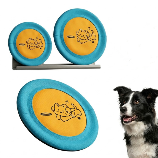 Divanoxcosh Professional Soft Flying Disc for Dogs - High-Visibility Aerodynamic Dog Frisbee - Durable & Gentle on Teeth - Ideal for Catch & Fetch Training
